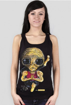 Koszulka bez rękawów damska Alien Joga