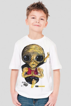 T-shirt dziecięcy Alien - Joga