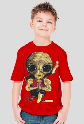 T-shirt dziecięcy Alien - Joga