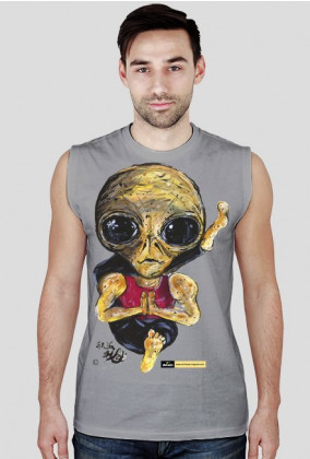 Koszulka męska bez rekawów Alien - Joga