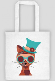 Steampunk Cat – eko torba