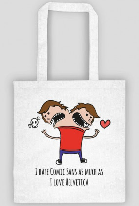 I Hate Comic Sans – eko torba