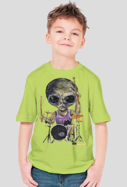 T-shirt dziecięcy Alien - Perkusja