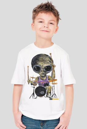 T-shirt dziecięcy Alien - Perkusja