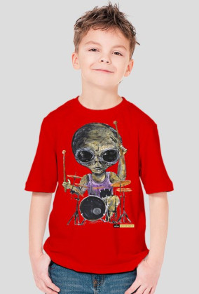 T-shirt dziecięcy Alien - Perkusja