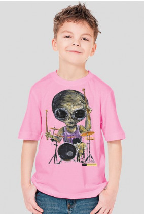 T-shirt dziecięcy Alien - Perkusja
