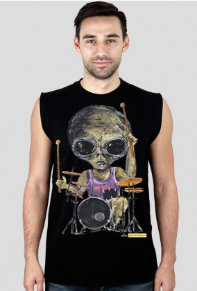Koszulka bez rękawów męska Alien - Perkusja