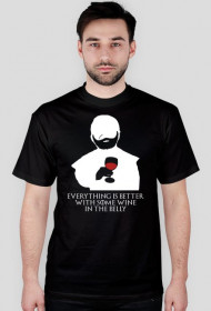 Everything Is Better With Some Wine – t-shirt męski