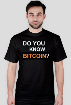 Do you know Bitcoin? (czarna)