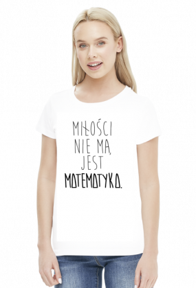 Koszulka biała - MNMJM ♀