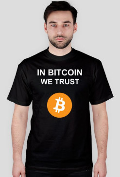 In Bitcoin we trust (czarna)
