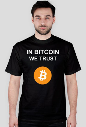 In Bitcoin we trust (czarna)