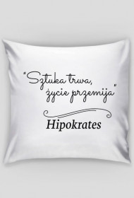 Poszewka na poduszkę - Cytat, Hipokrates