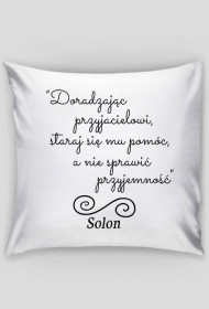 Poszewka na poduszkę - Cytat, Solon