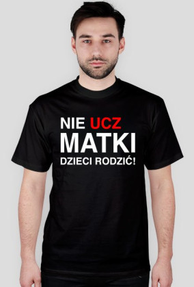 NIE UCZ (MAŁE) | CZARNY PROTEST