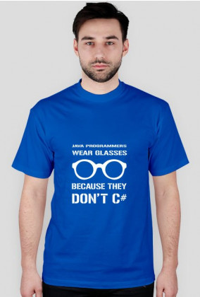 JAVA programmers don't C# - T-shirt