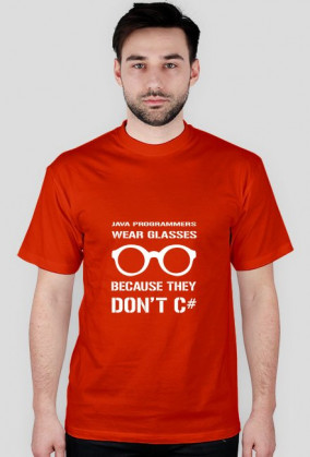 JAVA programmers don't C# - T-shirt