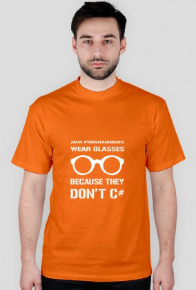 JAVA programmers don't C# - T-shirt