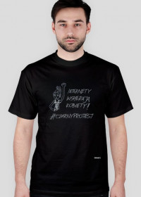 #czarnyprotest t-shirt męski