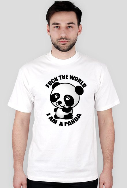 Koszulka Fuck the world i am a panda