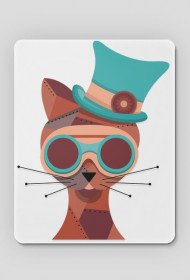 Steampunk Cat – podkładka pod myszkę