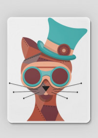 Steampunk Cat – podkładka pod myszkę