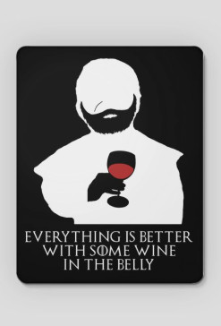 Everything Is Better With Some Wine – podkładka pod myszkę