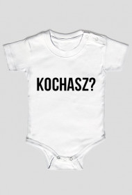 body dziecięce z napisem kochasz?