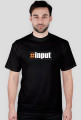 #input T-shirt męski czarny