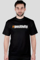#positivity T-shirt męski czarny