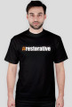 #restorative T-shirt męski czarny