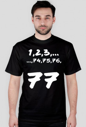 1,2,3... koszulka męska