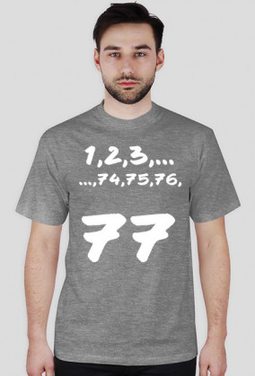 1,2,3... koszulka męska