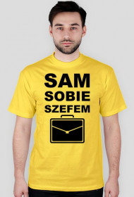 Koszulka "sam sobie szefem"