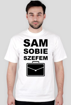Koszulka "sam sobie szefem"