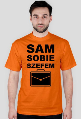 Koszulka "sam sobie szefem"