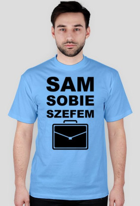 Koszulka "sam sobie szefem"
