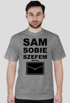 Koszulka "sam sobie szefem"