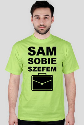 Koszulka "sam sobie szefem"