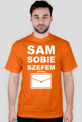 Koszulka "sam sobie szefem"