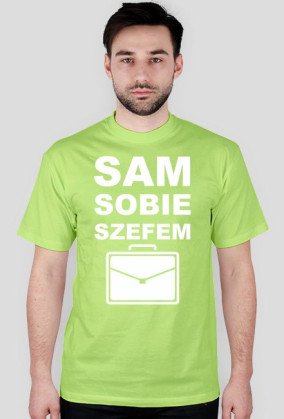 Koszulka "sam sobie szefem"
