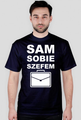 Koszulka "sam sobie szefem"