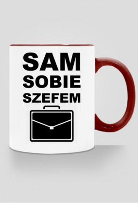 Kubek "sam sobie szefem"