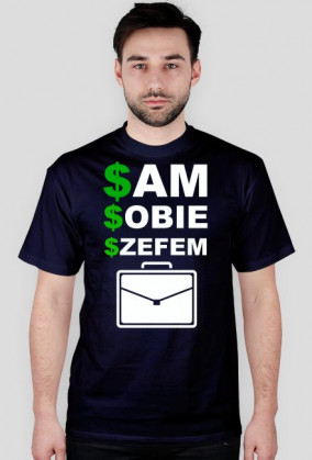 Koszulka "sam sobie szefem"