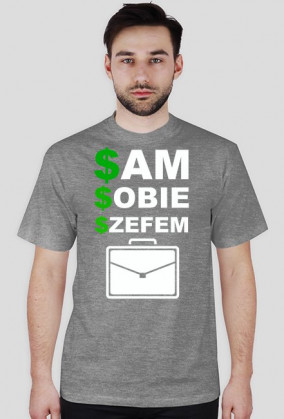 Koszulka "sam sobie szefem"