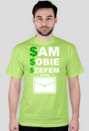 Koszulka "sam sobie szefem"