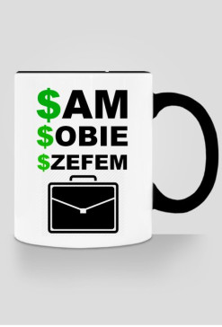Kubek "sam sobie szefem"