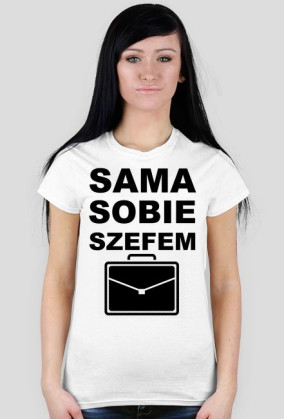 Koszulka "sama sobie szefem"
