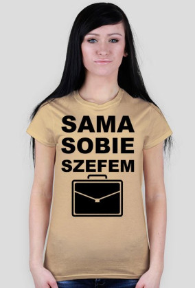 Koszulka "sama sobie szefem"