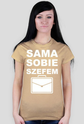 Koszulka "sama sobie szefem"